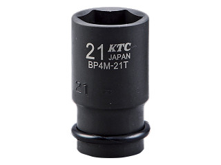 12.7sq.インパクトレンチ用ソケット(セミディープ薄肉) ピン・リング付