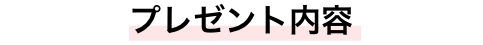 プレゼント内容