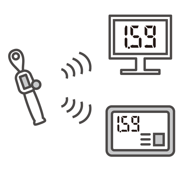 IoT工具と連携し、測定結果を自動で保存。